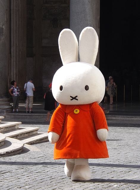 Miffy at the Pantheon, July 2012