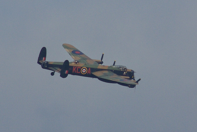 The Two Lancasters - the BBMF plane Thumper