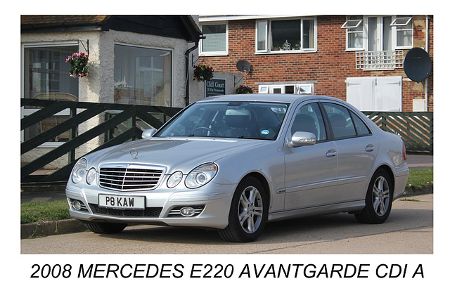 2008 Mercedes E220 Avantgarde CDI A - Peacehaven - 17.9.2014