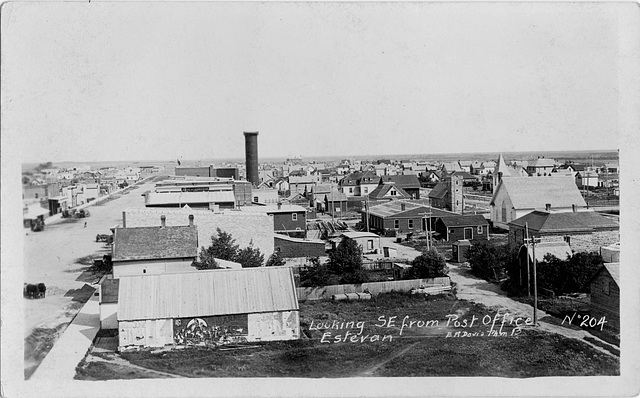 3979. Looking SE from Post Office, Estevan