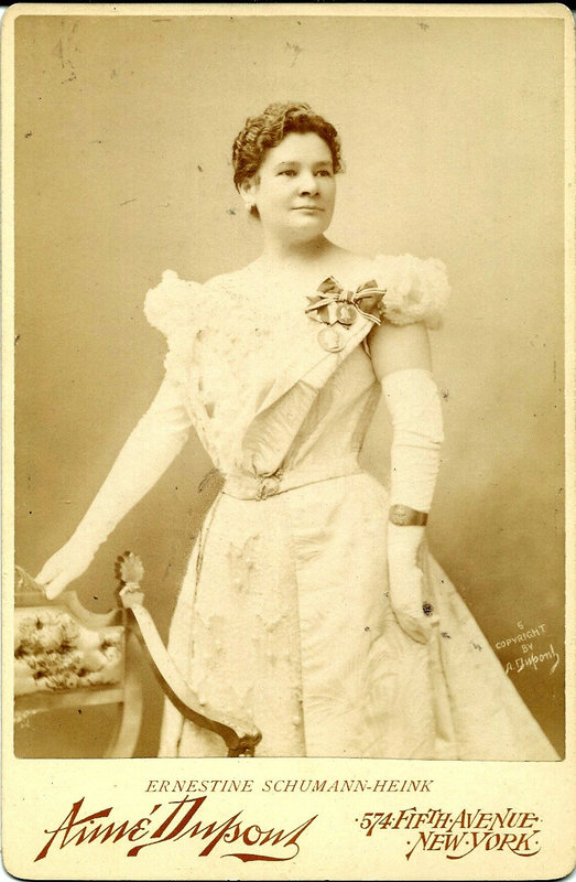 Ernestine Schumann-Heink by Aime Dupont