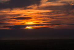 Sonnenuntergang über Glastonbury - 20140807