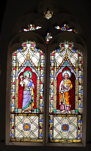 Stained Glass, Bluntisham Church, Cambridgeshire