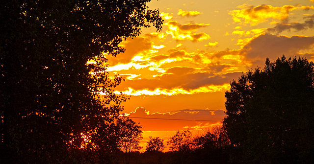 Sundown in Saskatchewan.