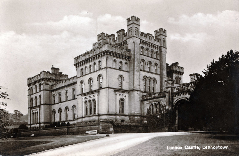 Lennox Castle, Dunbartonshire, Scotland (Burnt 2008 and now a ruin)