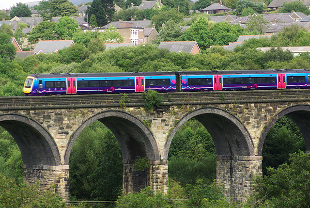 Trans Pennine train at New Mills