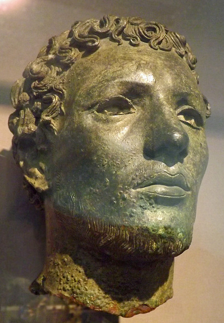 Bronze Head of a North African in the British Museum, May 2014
