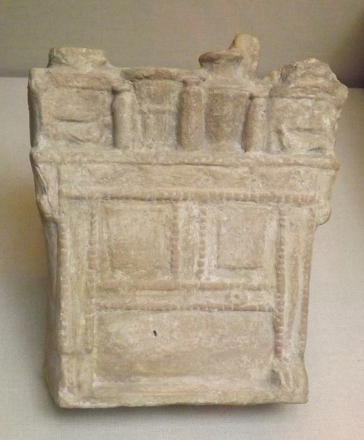 Terracotta Relief with Wooden Chest in the British Museum, May 2014