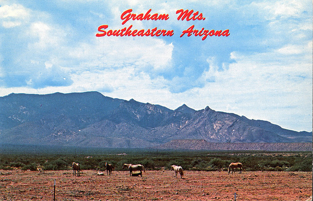 Graham Mountains Near Safford, Arizona