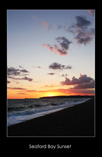 Seaford Bay sunset - 23.8.2014