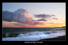 Seaford Bay sunset - 23.8.2014