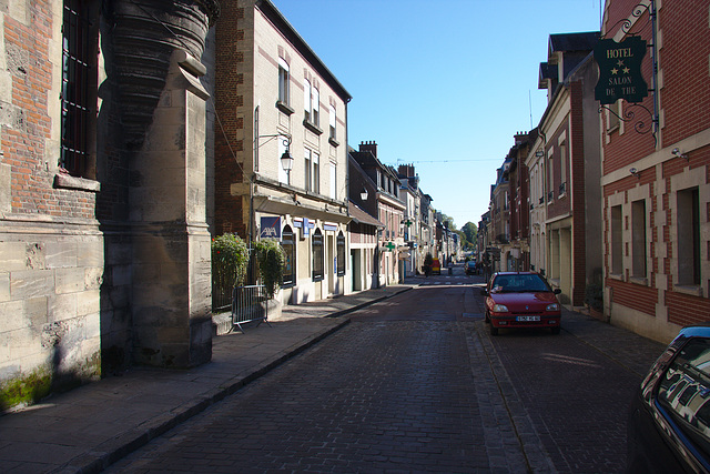 Old street behind the episcopal palace