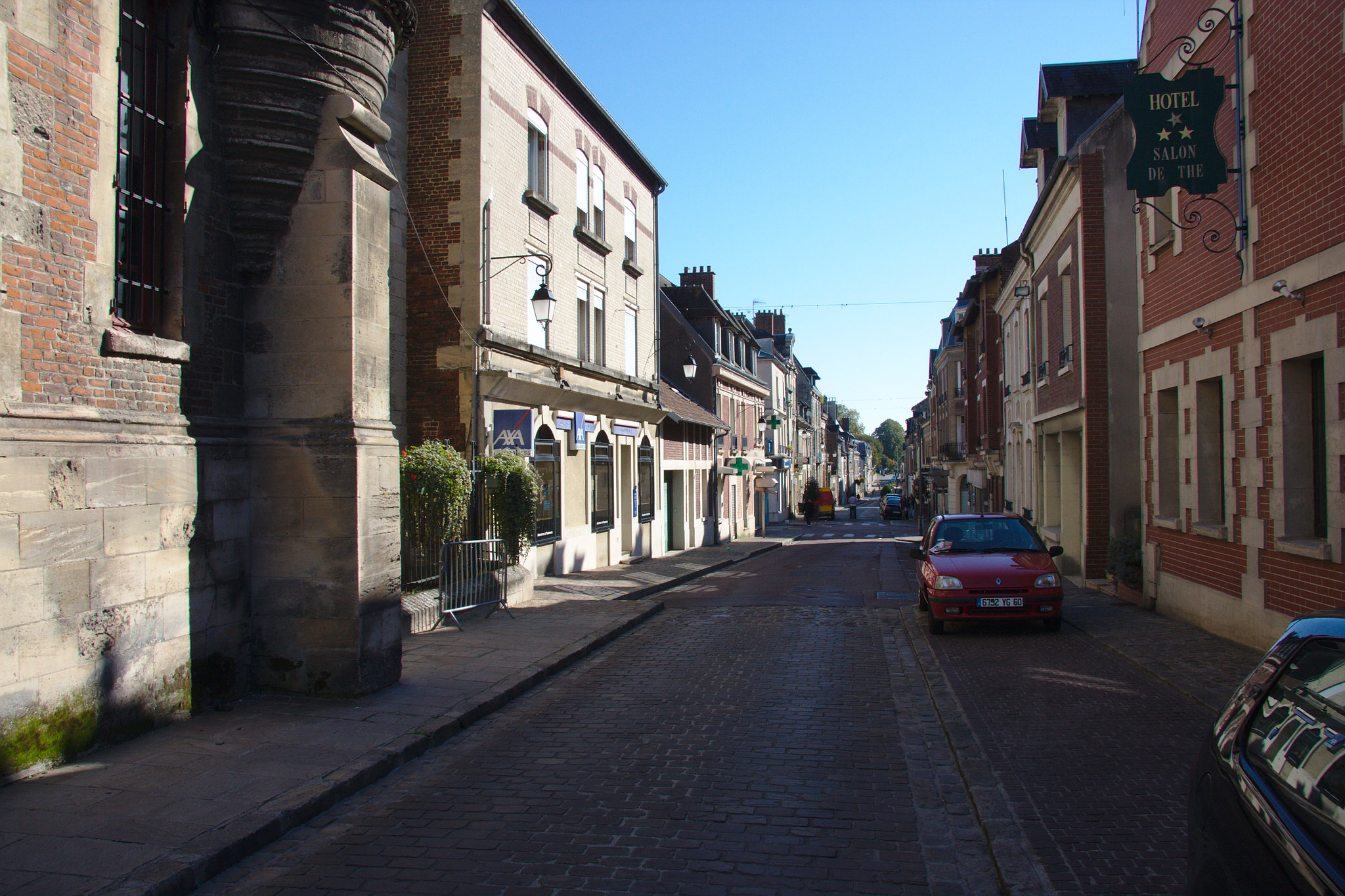 Old street behind the episcopal palace