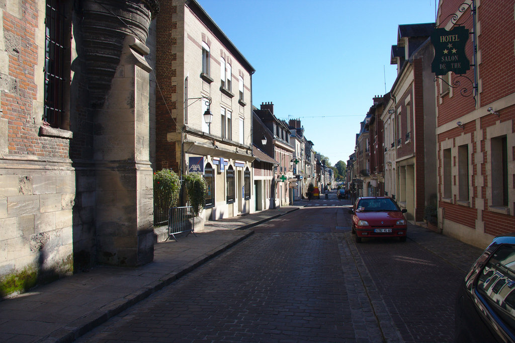Old street behind the episcopal palace