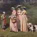 Detail of Young Ladies of the Village by Courbet in the Metropolitan Museum of Art, July 2011