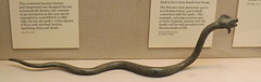Bronze Figure of a Bearded Snake in the British Museum, April 2013