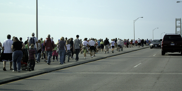 Nope, We Didn't Walk the Bridge this Morning