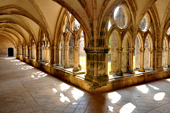 Les galeries du cloître de l'abbaye de Noirlac