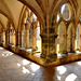 Les galeries du cloître de l'abbaye de Noirlac