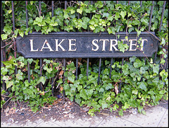 Lake Street street sign