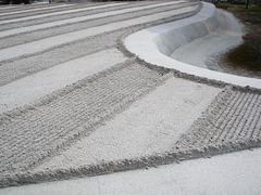 sable, effets de ratissage, Ginkaku-ji