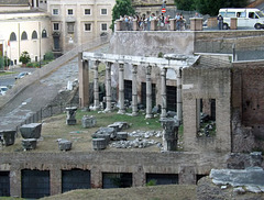 Porticus of the Consenting Gods in the Forum Romanum, June 2013