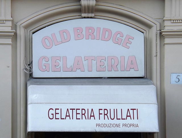 Old Bridge Gelateria in Rome, June 2013