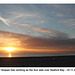 Sospan Dau works as the Sun sets - Seaford Bay - 25 11 2013