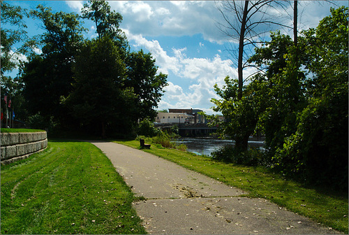 A Bench Overlooking the River