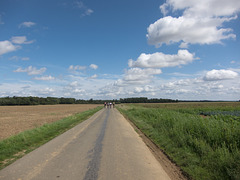 The road from Dreux to Paris