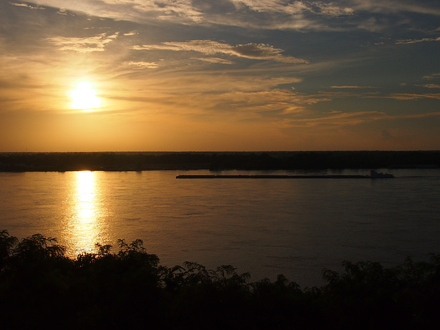 Frachter auf dem Mississippi