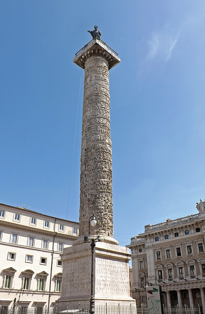 The Column of Marcus Aurelius in Rome, July 2012