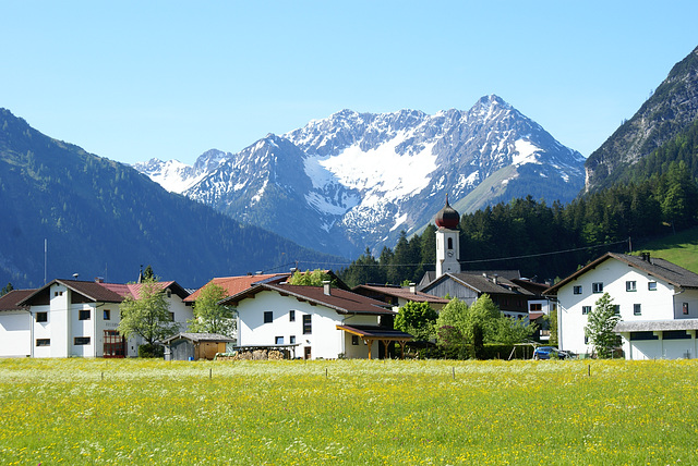 Vom Inntal ins Lechtal. Vorderhornbach. ©UdoSm