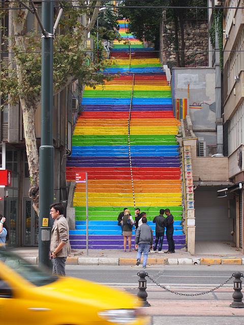 Bunte Treppe