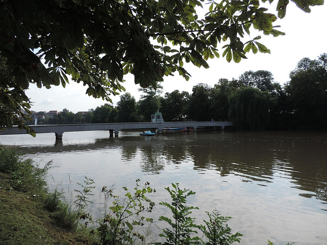 Alttenburg - Großer Teich mit Inselzoo