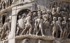 Detail of the Column of Marcus Aurelius in Rome, July 2012