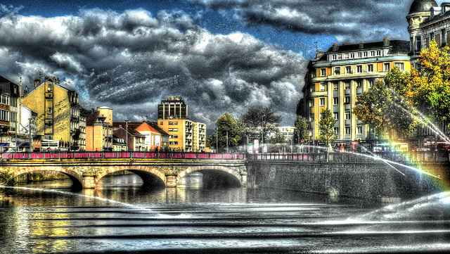 BELFORT: La savoureuse, le pont Carnot02 .