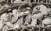 Detail of the Column of Marcus Aurelius in Rome, July 2012