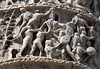 Detail of the Column of Marcus Aurelius in Rome, July 2012