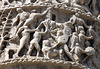 Detail of the Column of Marcus Aurelius in Rome, July 2012