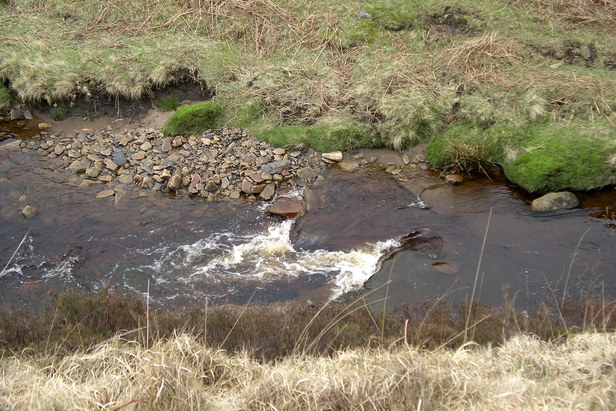 Folllowing the Derwent past Slippery Stones