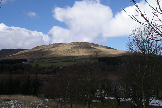 Across the valley