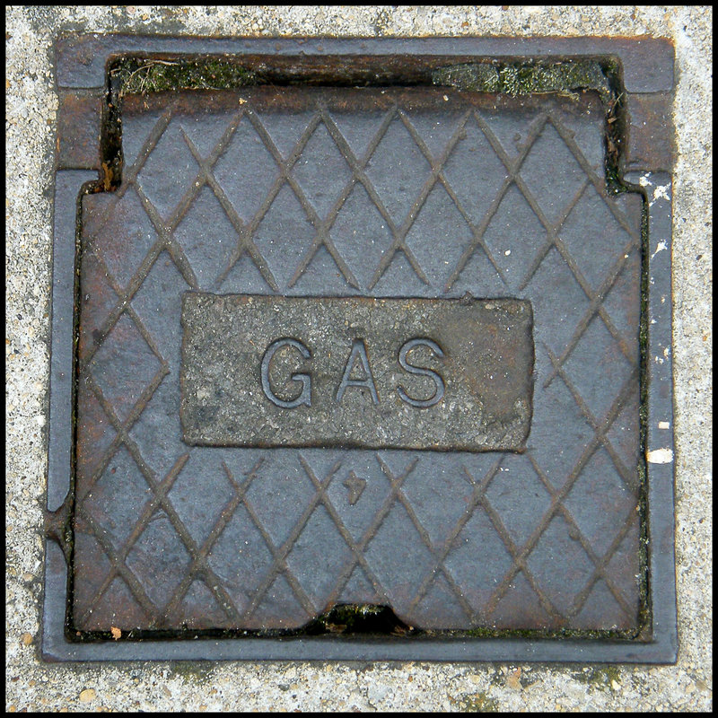 old iron gas cover