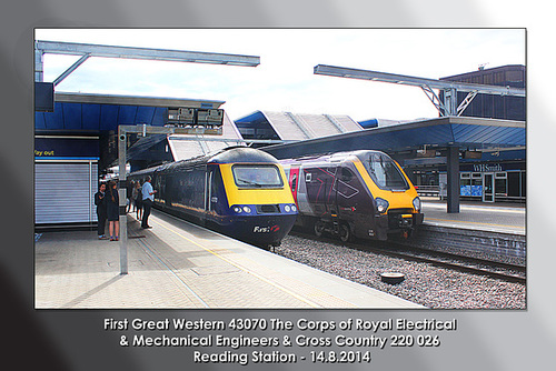 FGW 43070 & X Country 220026 - Reading - 14.8.2014