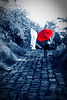 le parapluie rouge