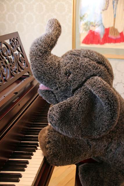 Tickling the ivories