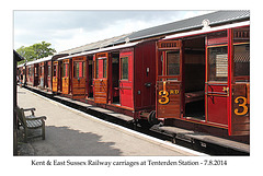 KESR carriages - Tenterden - 7.8.2014