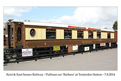 KESR Pullman 'Barbara' - Tenterden - 7.8.2014