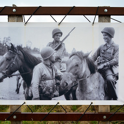 Utah Beach 2014 – Picture of American soldiers during the liberation of Normandie in 1944 Utah Beach 2014 – Picture of American soldiers during the liberation of Normandie in 1944