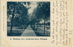 4233. Broadway Ave., Residential Street, Winnipeg